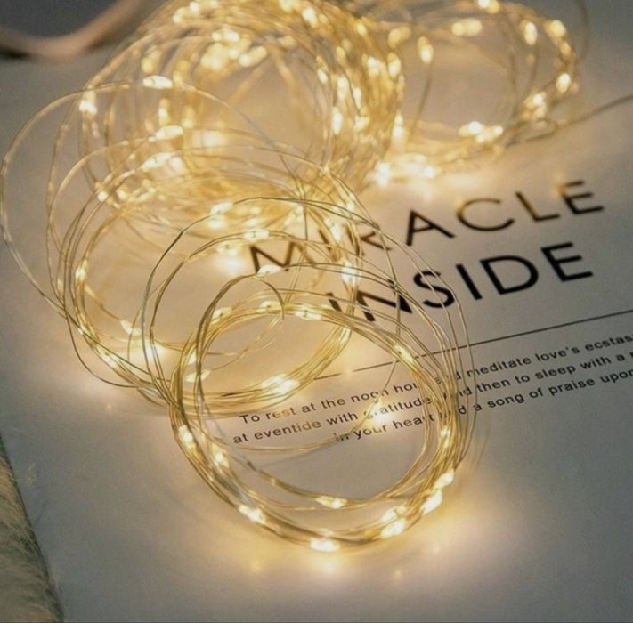 Гирлянда Роса на батарейках