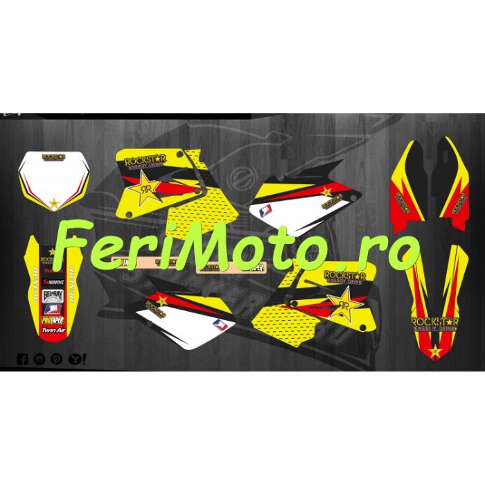 Kit complet Stickere autocolante enduro moto ATV- pt orice model si an