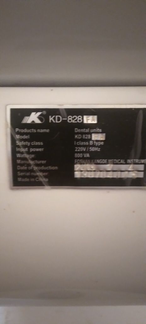 Stomatologik apparat KD828