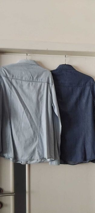 Lot 2 camasi denim ,de dama ,marime M/38/40