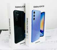 НОВ! Samsung Galaxy A34 5G 128GB 6RAM Black / Violet 2г. Гаранция!