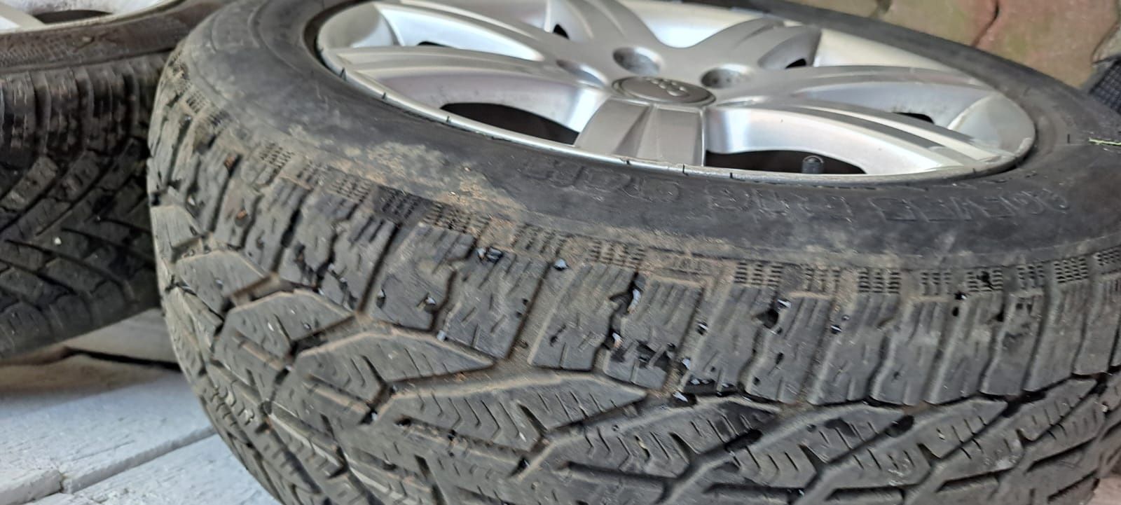 Jante audi R16 cu cauciucuri iarna