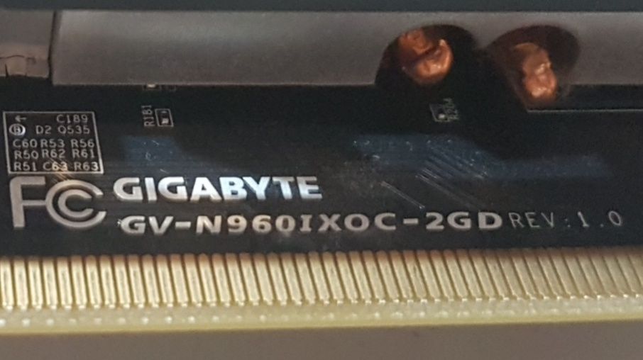 Продавам видеокарта GV-N960IXOC-2GD на GIGABYTE