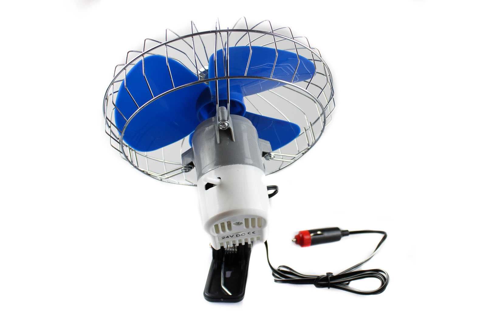 Вентилатор за коли с щипка 12V-24V