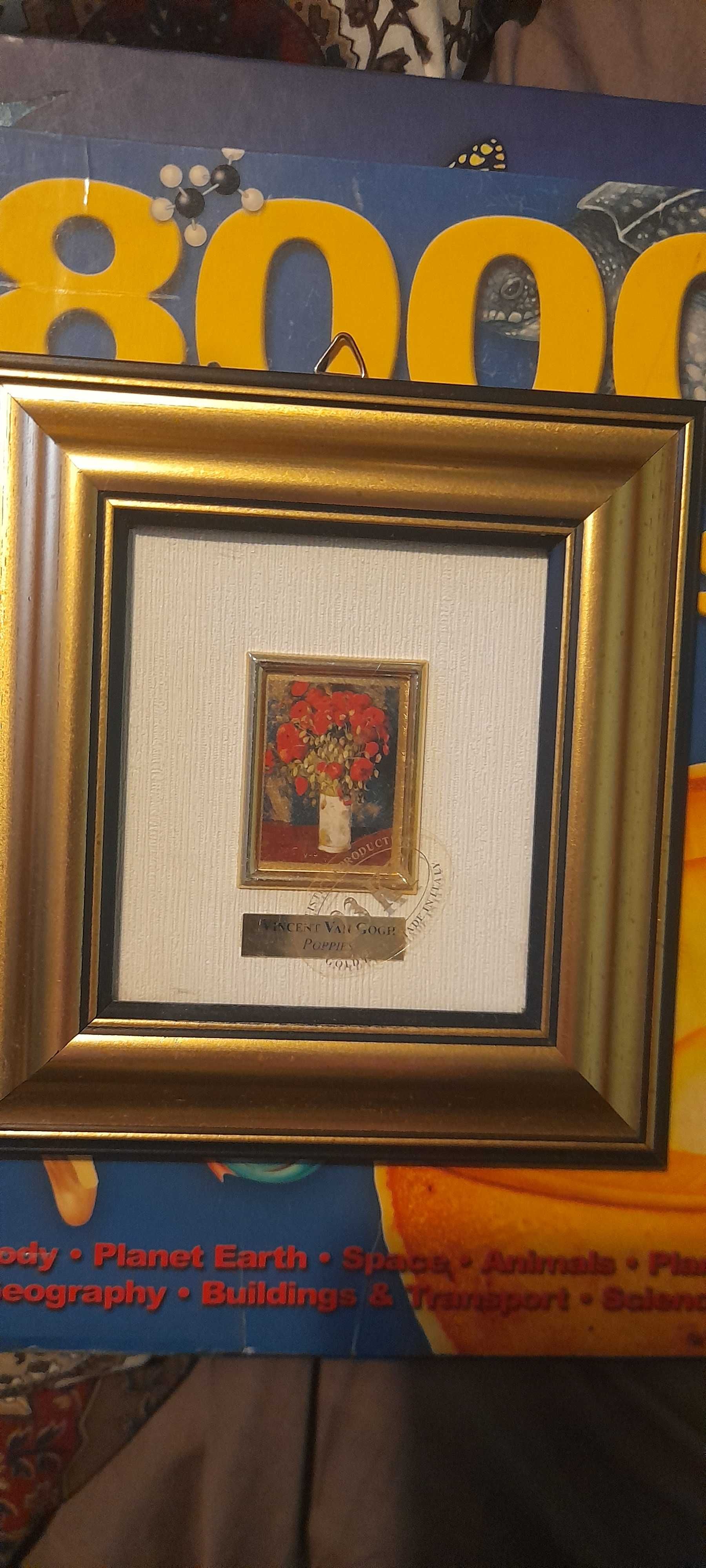 Tablou după Vincent Van Gogh în foiță de aur de 23k