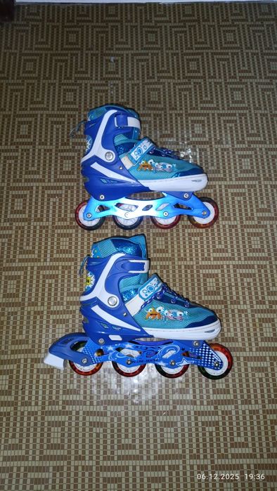 Ролики детские, раздвижные размер 37-42