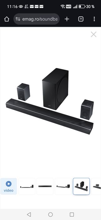 Vand/Schimb Soundbar Samsung Harman Kardon HW-Q90R, 512 W 7.1.4 Atmos