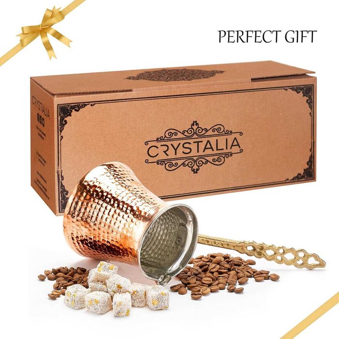 Премиальный турецкий медный кофейник ручной работы