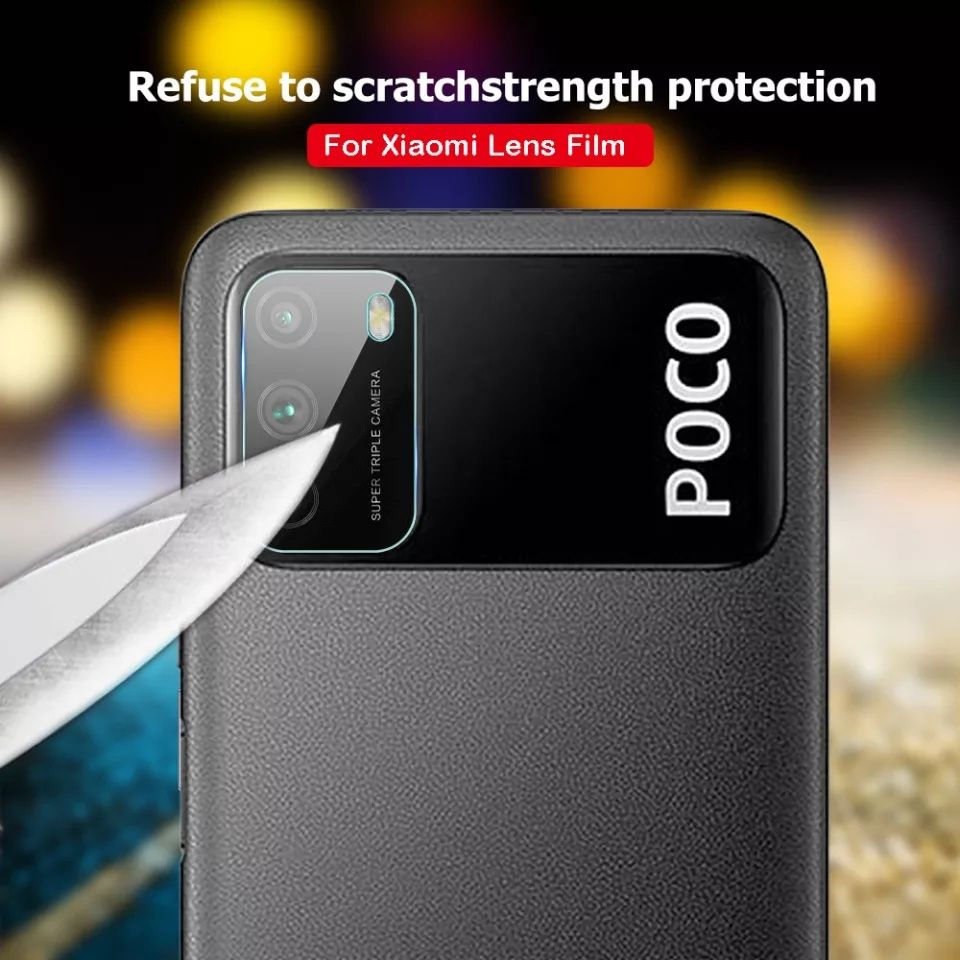 2.5D Стъклен протектор за камера за Xiaomi POCO X3 Pro F3 M3 Pro K40