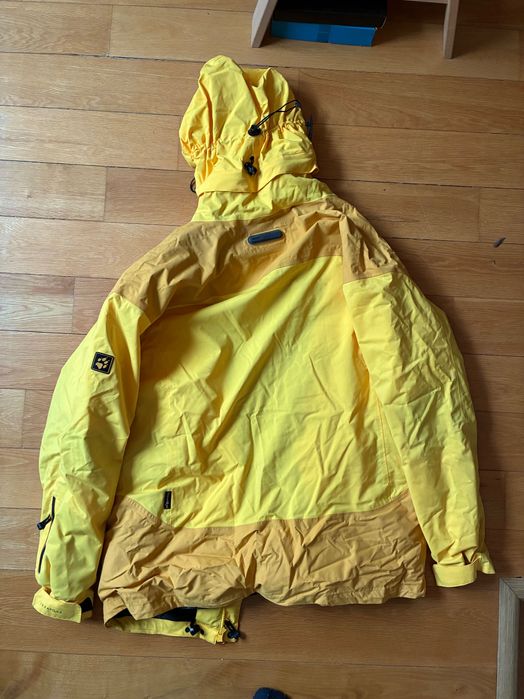 Ски яке Jack Wolfskin XLL - гъши пух + TEXAPORE, неползвано, жълто