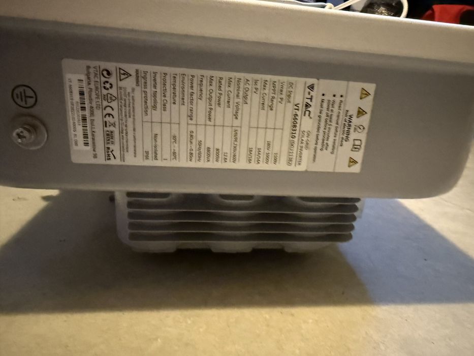 Продавам Мрежови инвертор V-Tac 8 kw