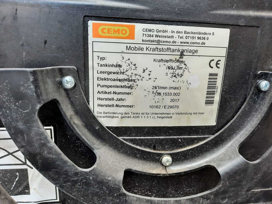 Rezervor mobil de combustibil, 95 l – CEMO