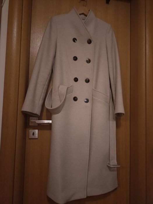 Вълнен палто Mango, S