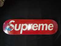 Supreme Smurfs Skateboard Red FW20