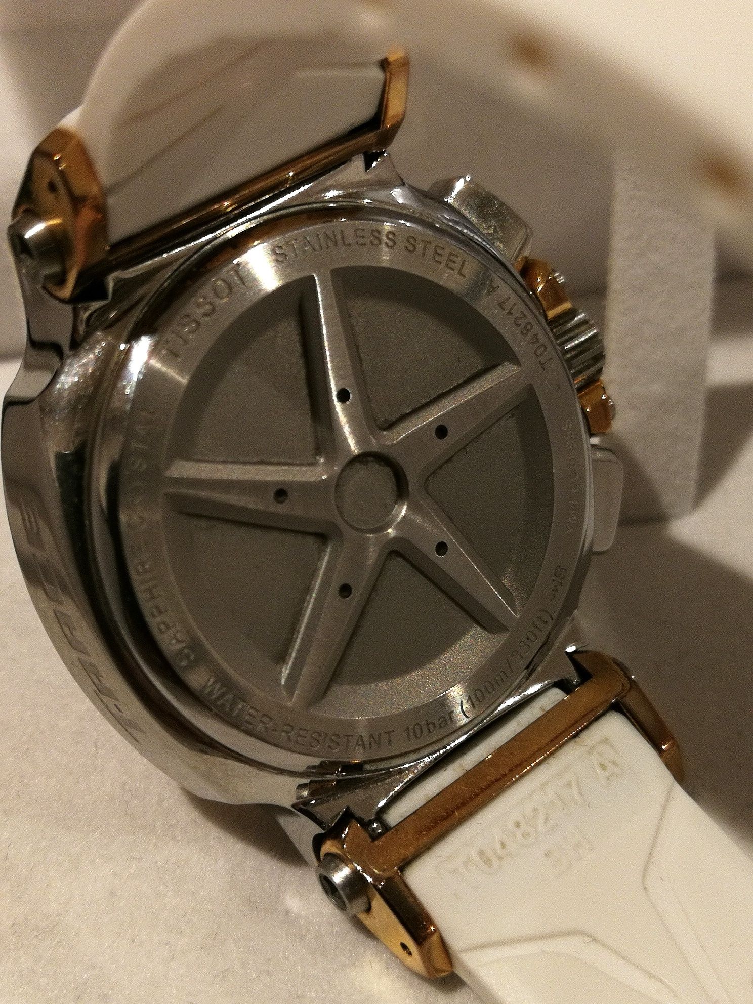 TISSOT T-Race white-gold дамски