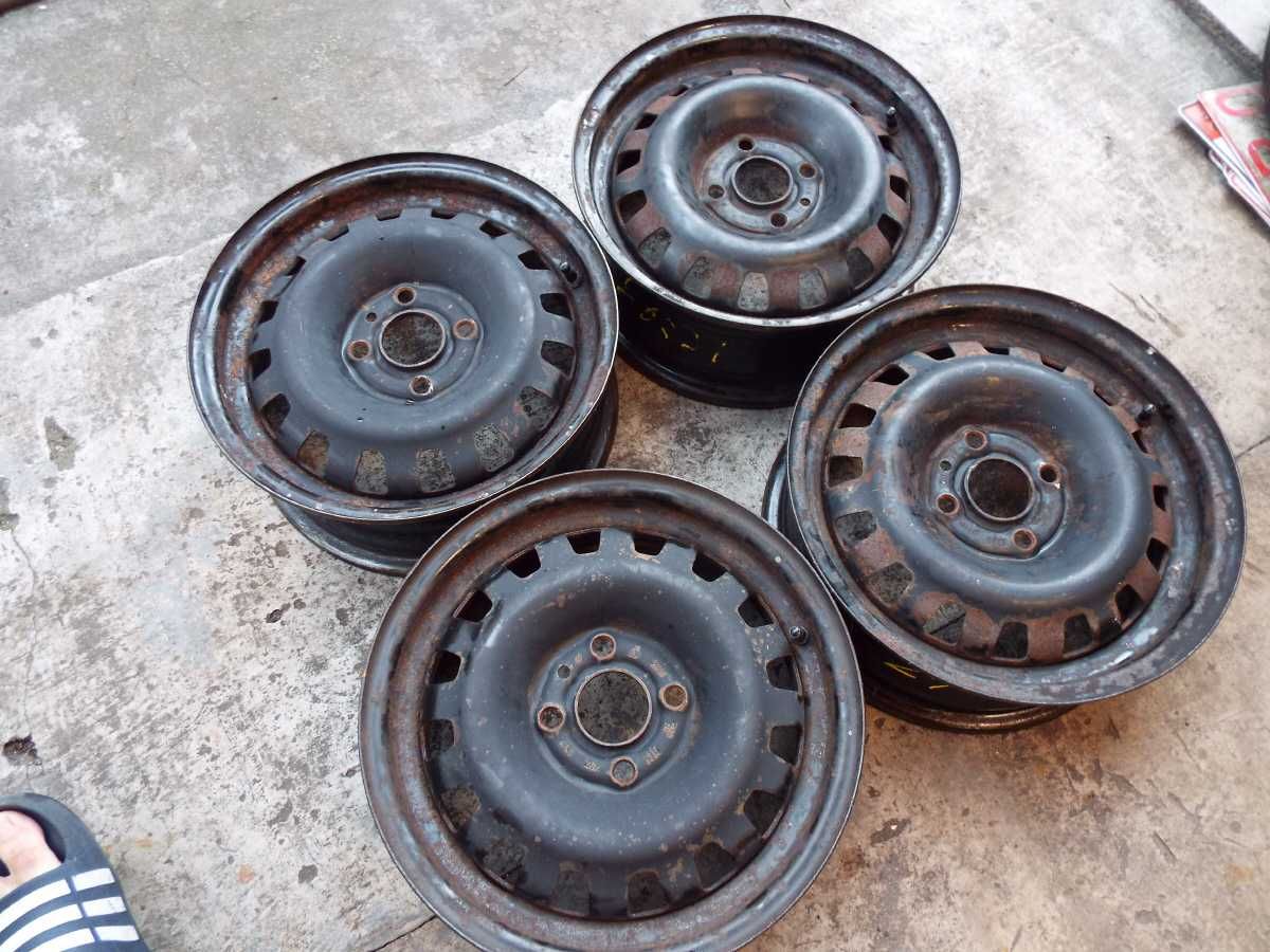 vand 4 jante de tabla pe 14" pt chevrolet aveo,kalos pret 400ron