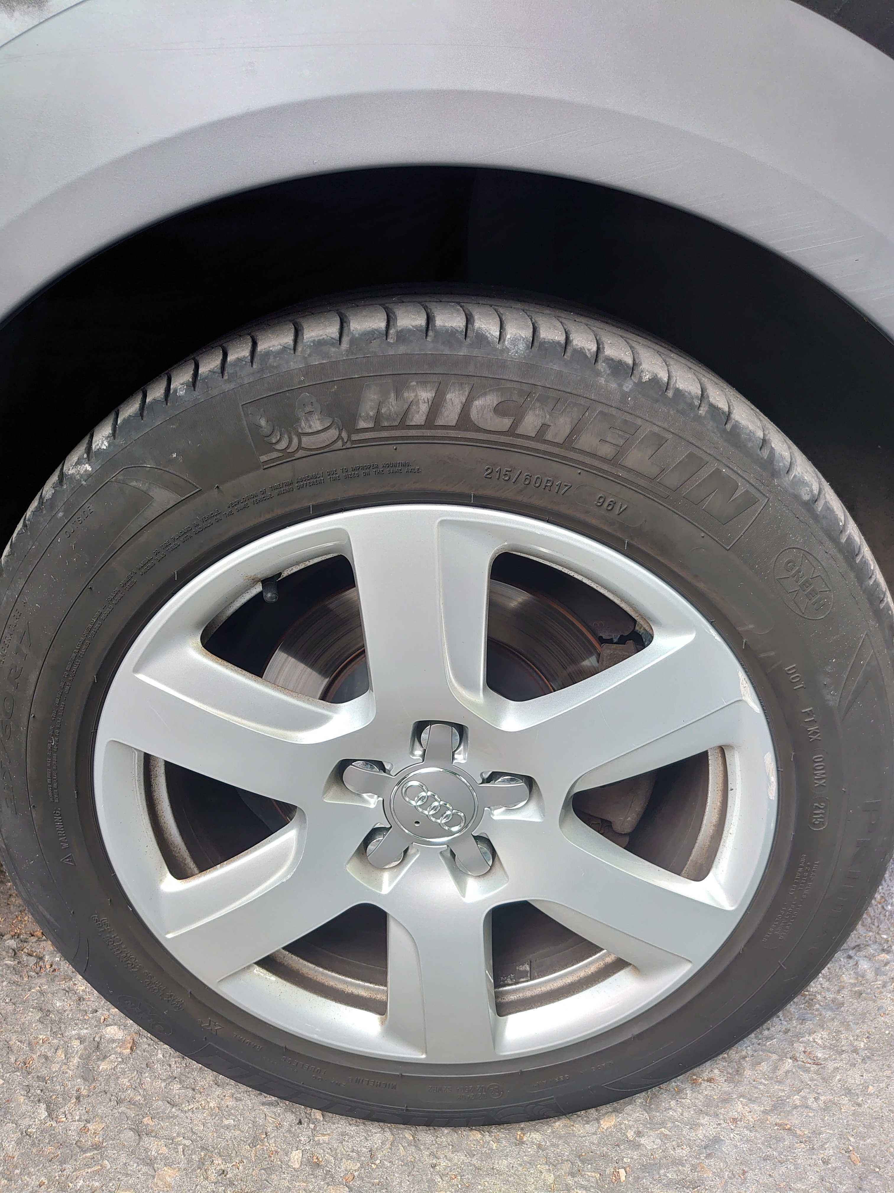 Комплект джанти за Audi с гуми Micheline 215/60/17
