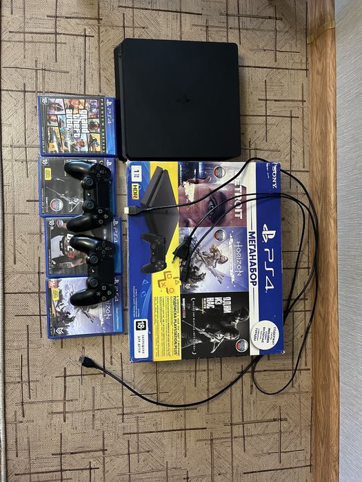 Продам ps4 slim 1tb