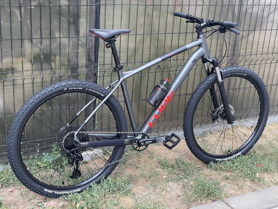 MTB CUBE Analog Ca NOU, Gri Mat, 1X12 Sram Eagle, Cadru 22”, Garantie