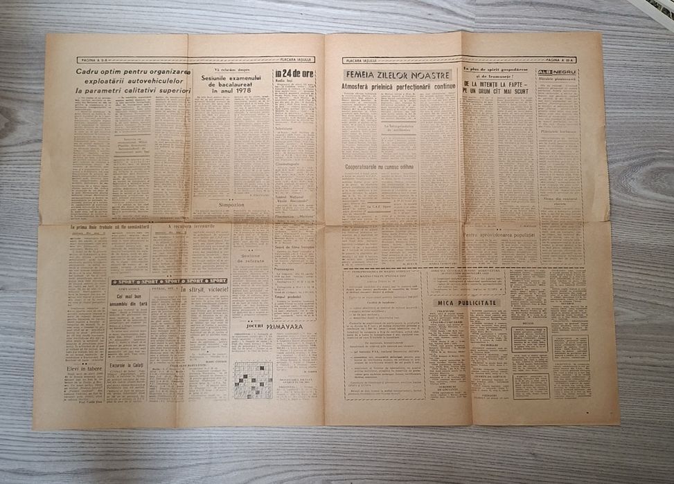 Revista Flacara Iasului - aprilie 1978