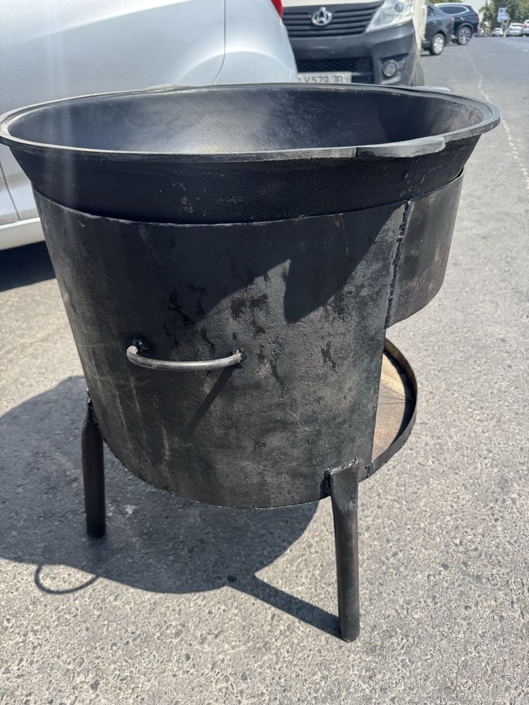 50litrli Qozon Ochoq 10kg osh ketadi chugun qozon