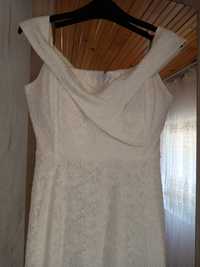 Бяла дамска рокля