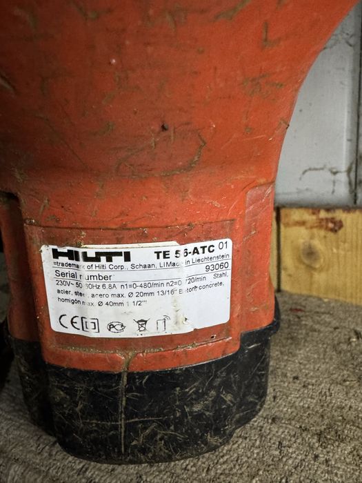 Rotopercutor hilti TE 56-ATC