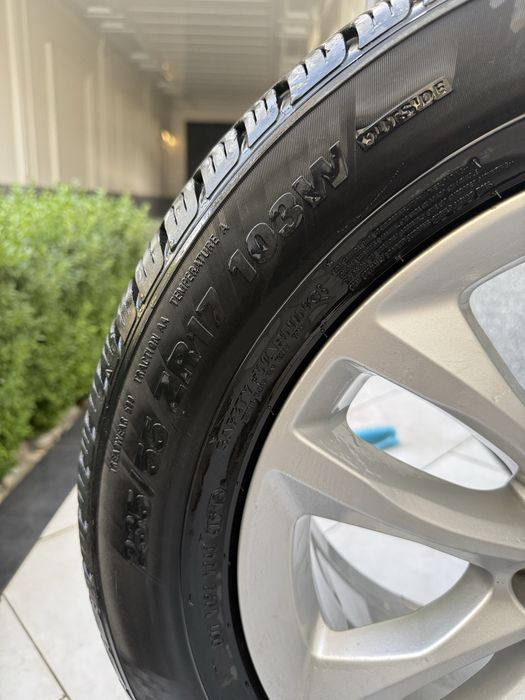 Оригинал диски Malibu 2.4 R17 с шиной Kumho