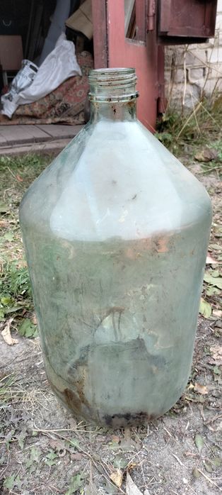 Бутыль 25 л стекляная, бутылка,