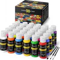 Set de 30 culori a 60 ml vopsea acrilică Magicfly profesionala