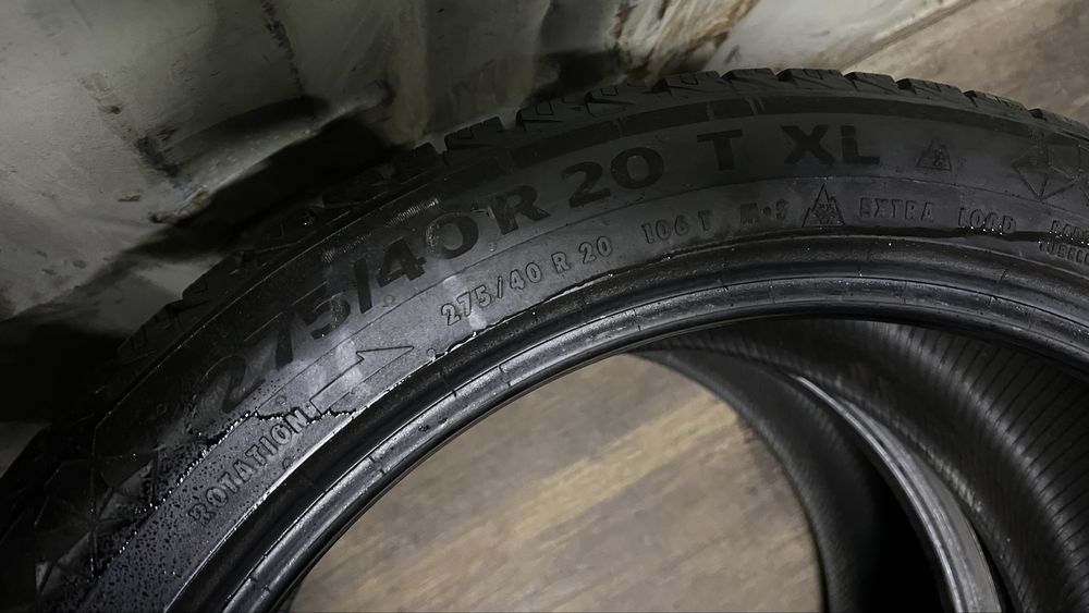 Продаётся комплект зимних шин Conti VikingContact 7 R20(разноразмерка)