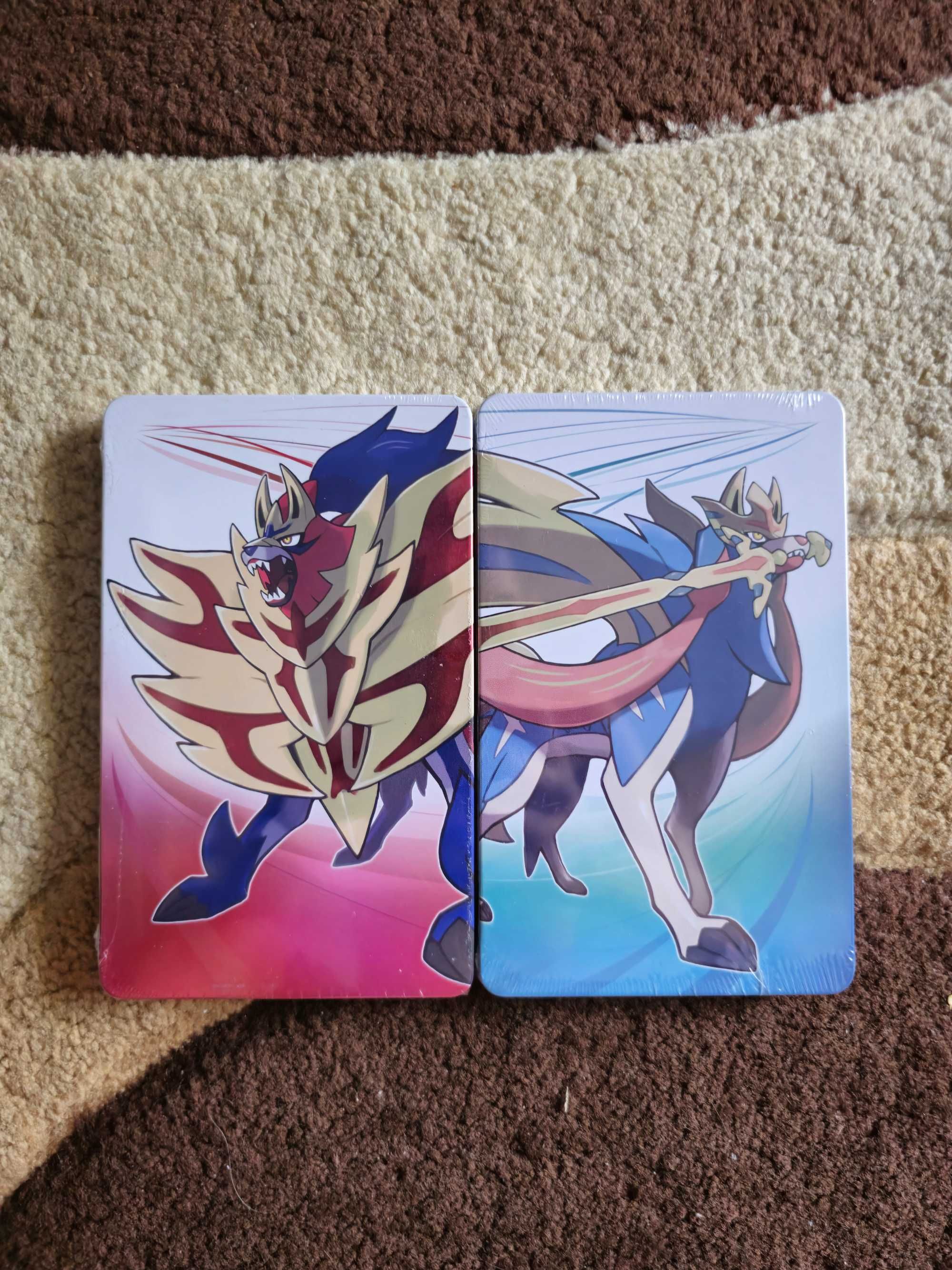 Steelbook pokemon shield/sword sigilatr fara joc nintendo switch