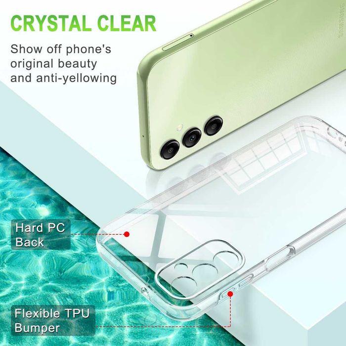 Husa CRYSTAL 360° fata + spate Samsung Galaxy A10 / A14 4G / A22 5G