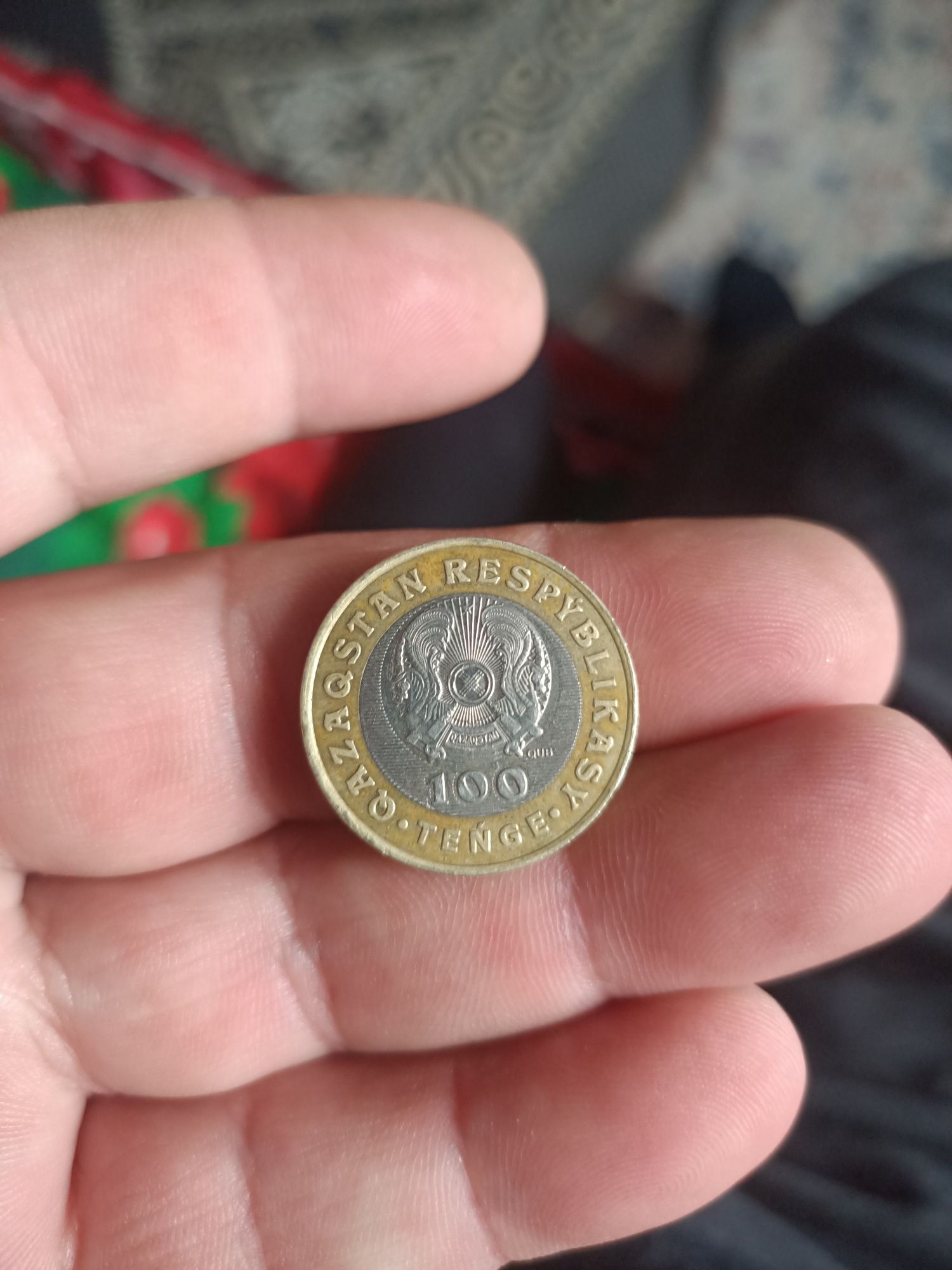 Монета жети казына 100тенге