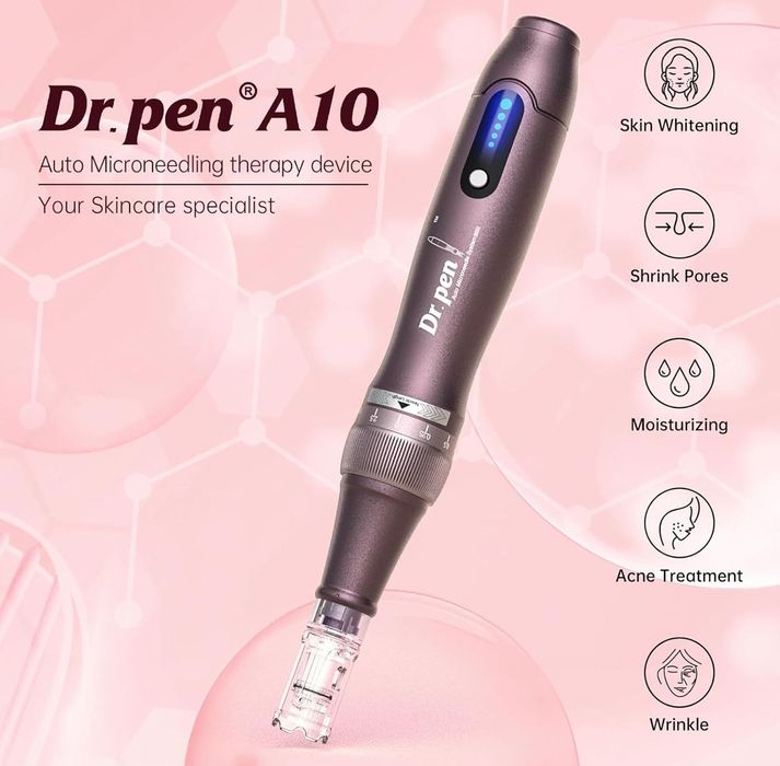 Aparat profesional de microneedling sigilat, riduri, crestere par