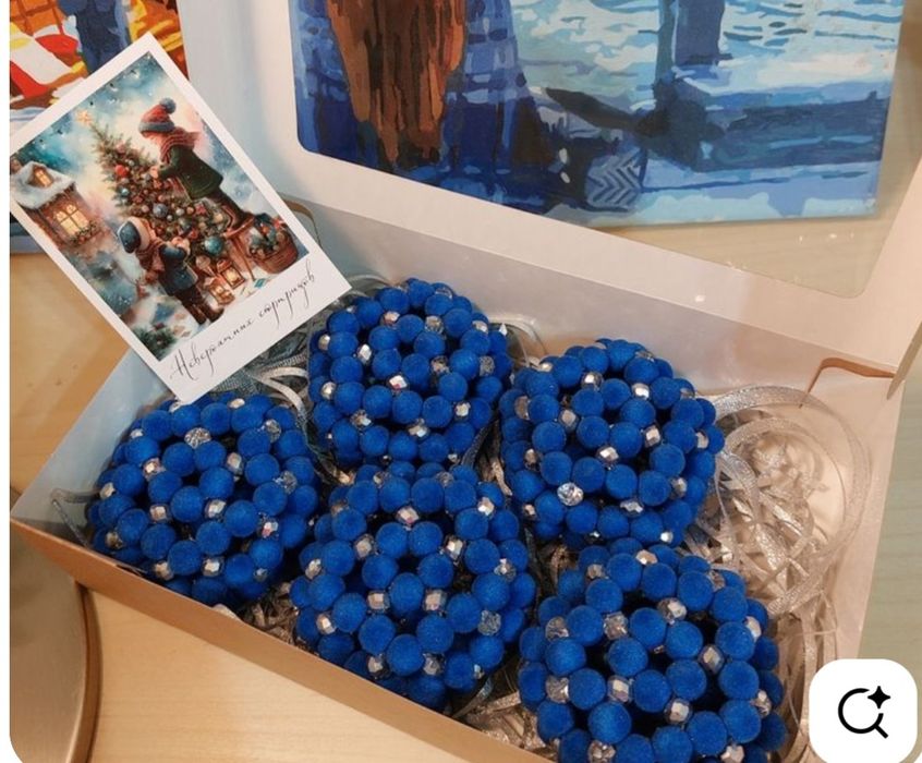 Новогодние игрушки. Ручная работа