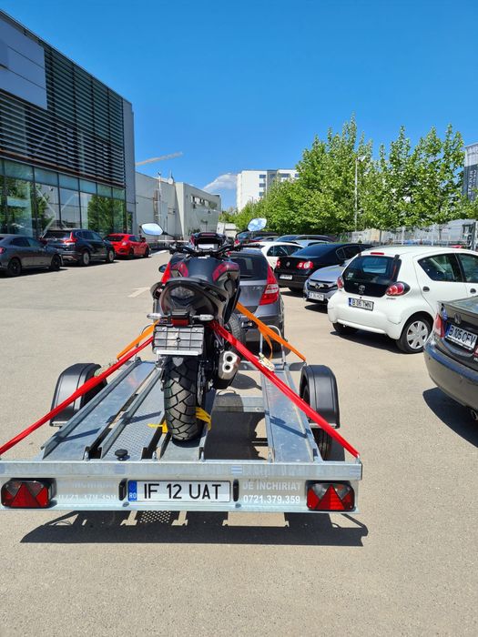 Închiriere remorca moto  2,2m/1,45m-3 pozitii | remorca moto de inchir
