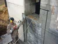 Алмазная резка бетона асфальта дверной проём демонтаж канатная резка