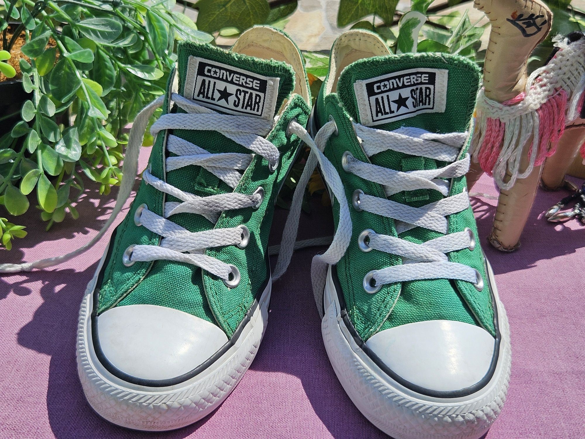 Converse кецове в зелено N36