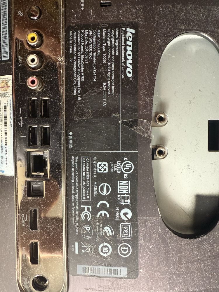 Lenovo ideacentre A700