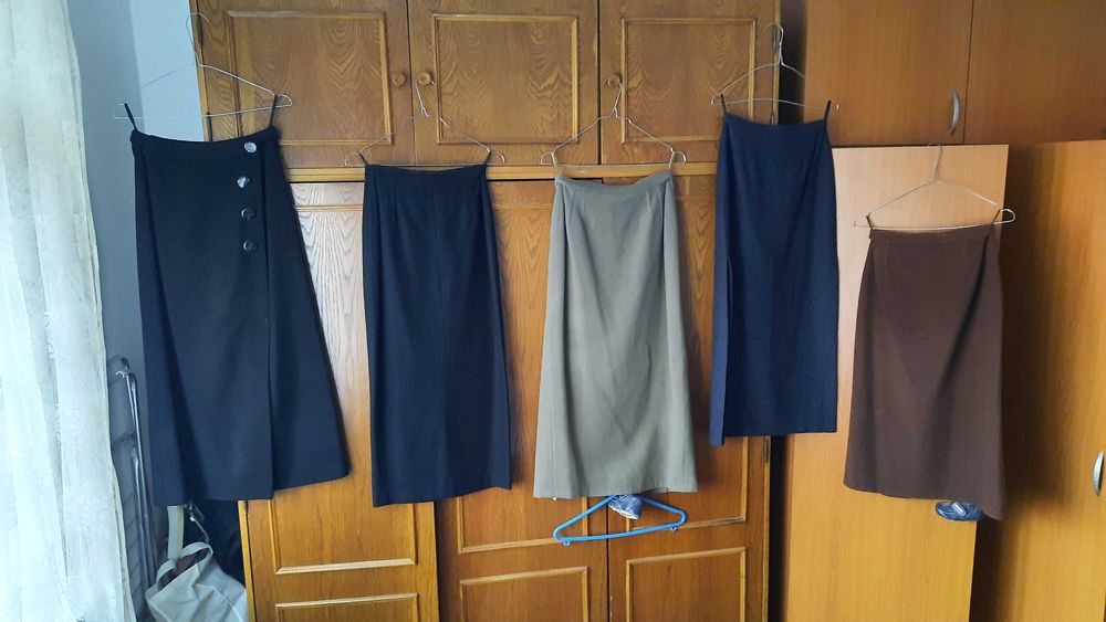 Fuste din stofa dama elegante, lungi/scurte