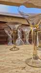 Vas de sticla Martini pentru cocktail si aranjamente florale