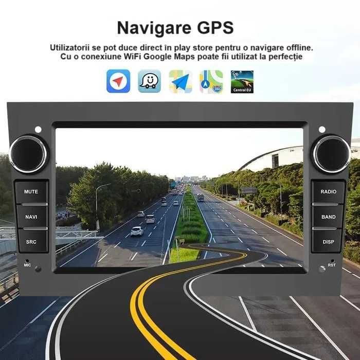 Navigatei Android argintie pentru Opel Vivaro (bord argintiu)