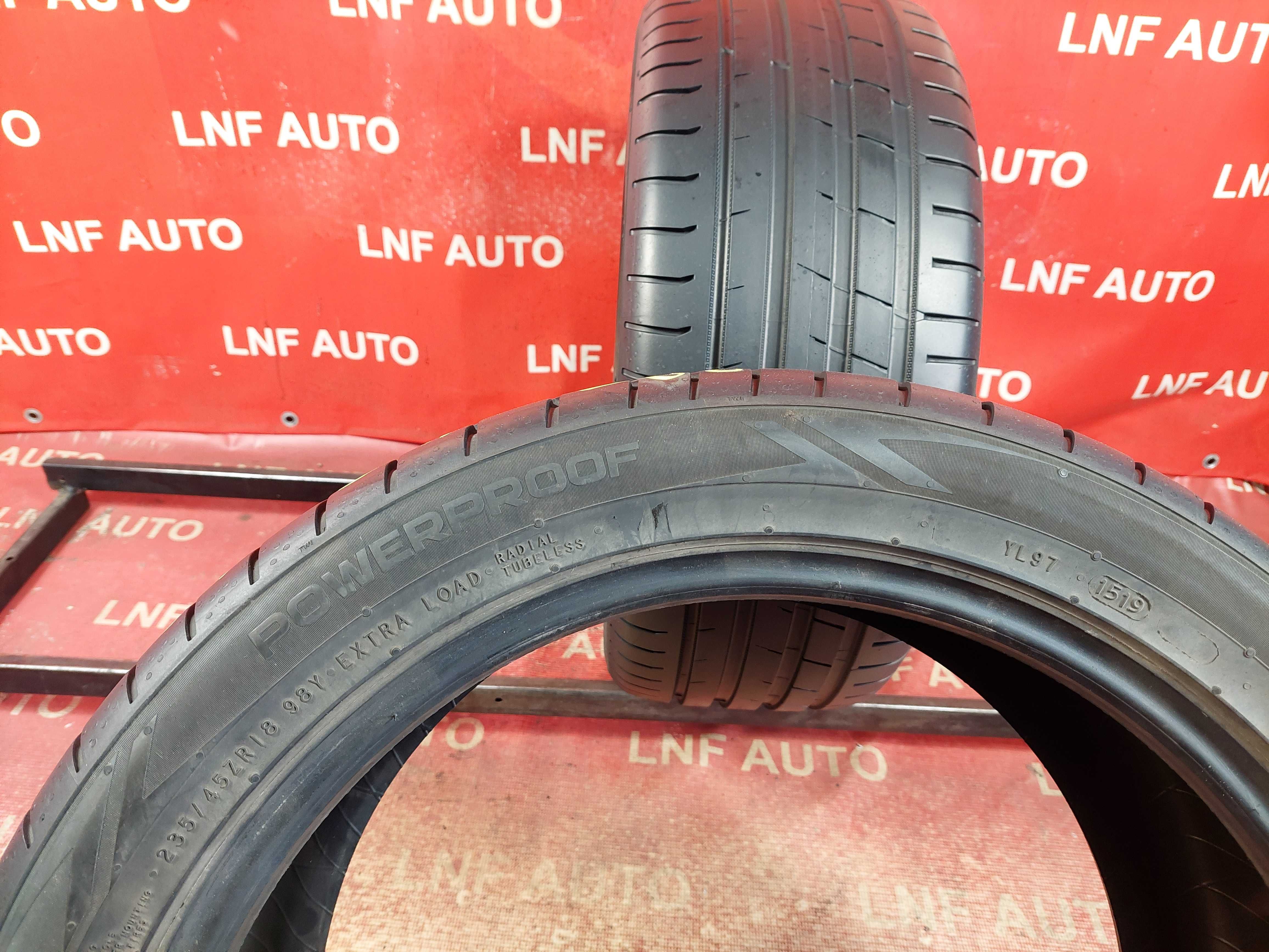 Anvelope de VARA - 235/45/18 - NOKIAN - 7.5 MM - DOT 2019 !