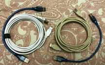 4 Cabluri cu USB la ambele capete