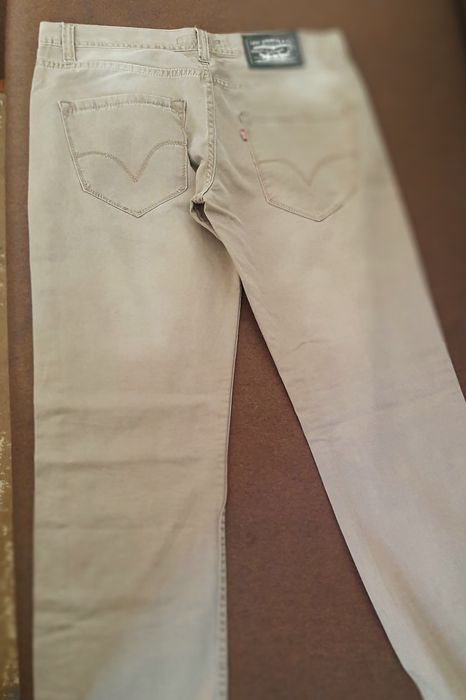 Blugi bărbătești LEVI'S, bej ,standard