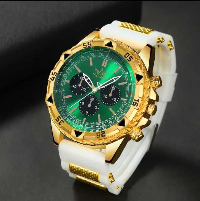 Luxury Men's Gold Watch - Brand New, High-Quality Quartz