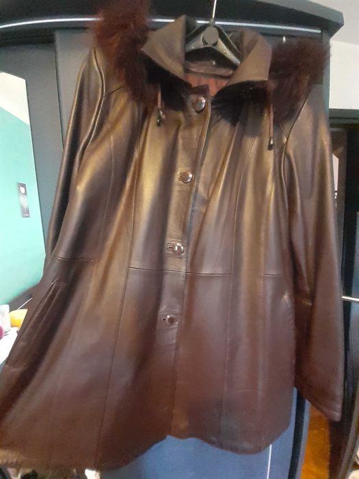 Geacă de piele mărime XL