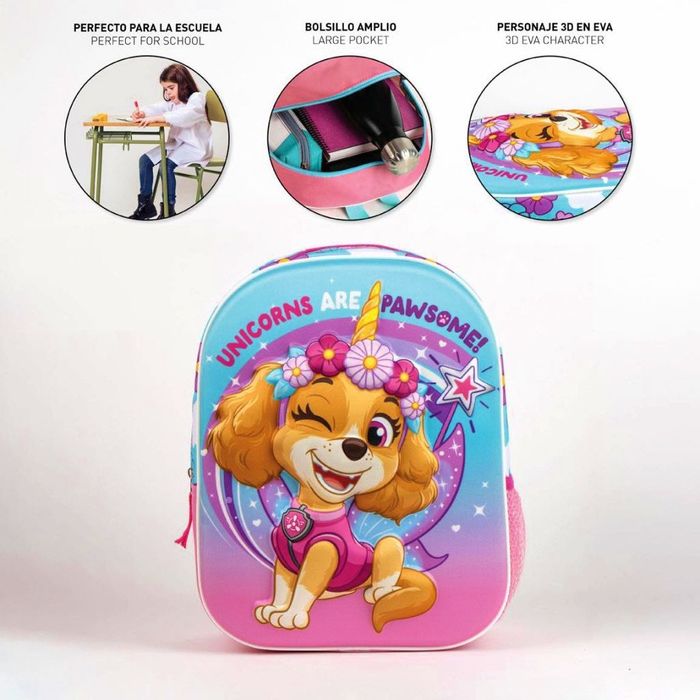 Ghiozdan gradinita copii 3D, Skye, Patrula Catelusilor,Paw Patrol