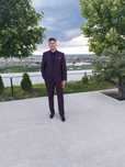 Costum bărbat bordo